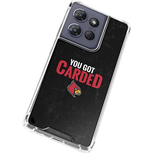 University of Louisville You Got Carded Moto G Stylus 5G (2025) Clear Case
