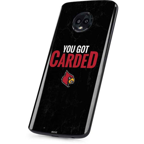 University of Louisville You Got Carded Moto G6 Skin