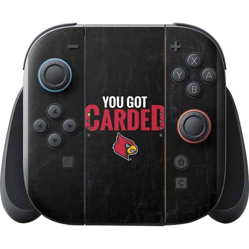 University of Louisville You Got Carded Nintendo Switch 2 (2025) with Joy-Con Skin