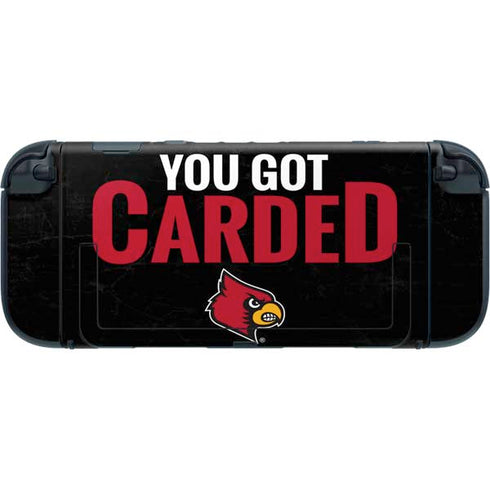 University of Louisville You Got Carded Nintendo Switch 2 (2025) with Joy-Con Skin
