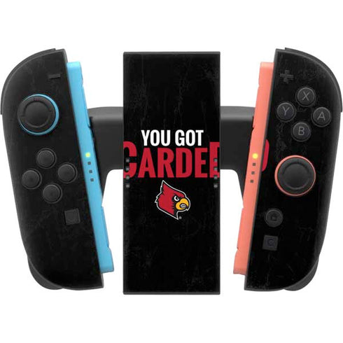 University of Louisville You Got Carded Nintendo Switch 2 (2025) Joy-Con Controller Skin