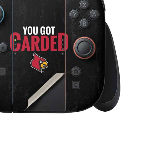University of Louisville You Got Carded Nintendo Switch 2 (2025) Joy-Con Controller Skin