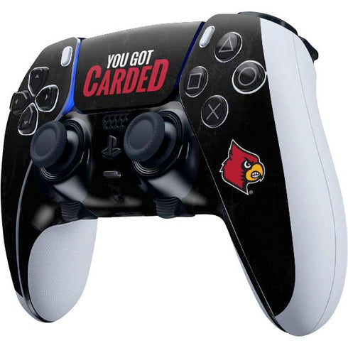 University of Louisville You Got Carded PS5 DualSense Edge Pro Controller Skin