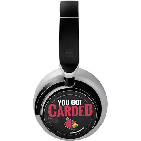 University of Louisville You Got Carded Surface Headphones Skin