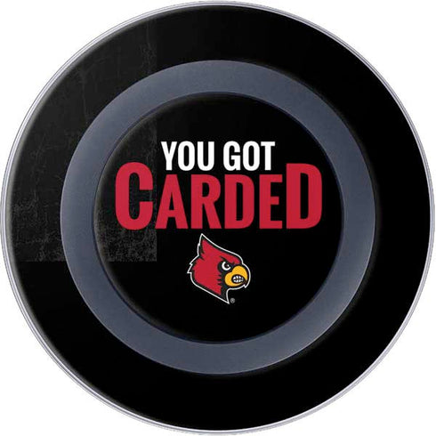 University of Louisville You Got Carded Wireless Charger Skin
