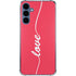 Love Banner Galaxy A35 5G Clear Case