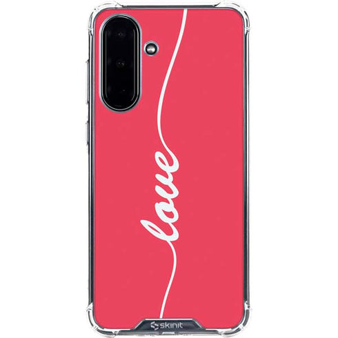 Love Banner Galaxy A36 5G Clear Case