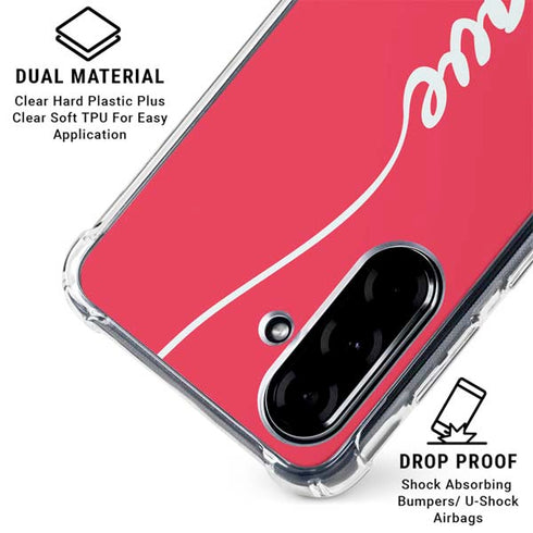 Love Banner Galaxy A36 5G Clear Case