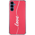 Love Banner Galaxy A55 5G Clear Case