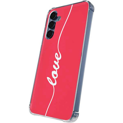 Love Banner Galaxy A55 5G Clear Case