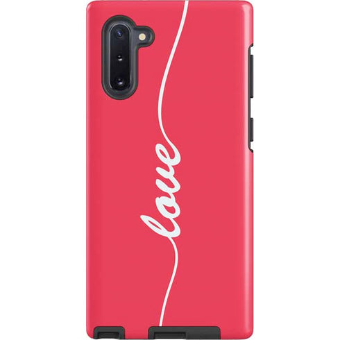 Love Banner Galaxy Cases