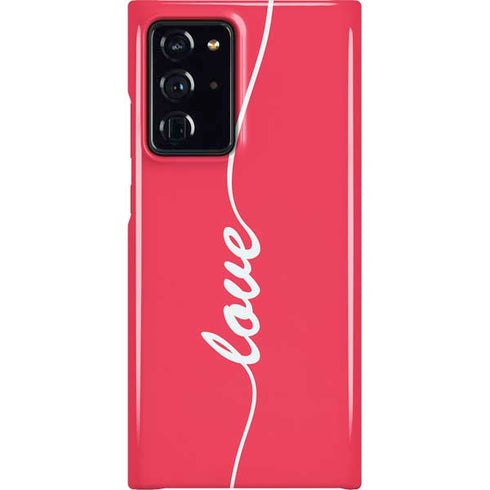 Love Banner Galaxy Cases