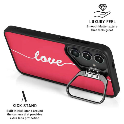 Love Banner Galaxy S24 Kickstand Case