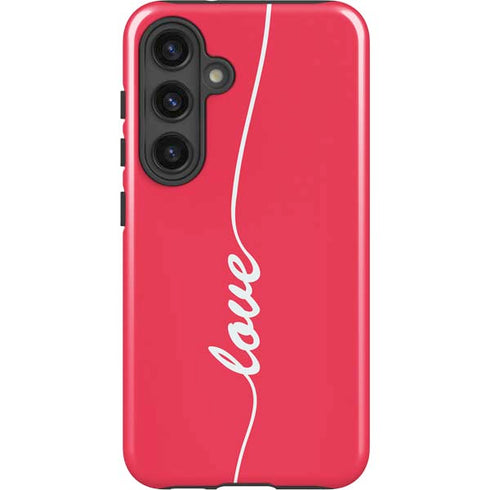 Love Banner Galaxy S25 Plus Impact Case