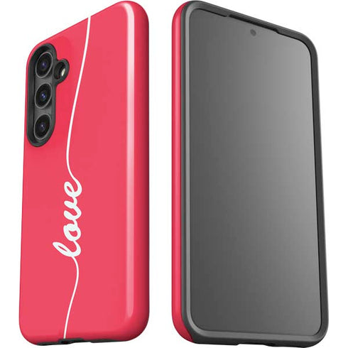 Love Banner Galaxy S25 Plus Impact Case