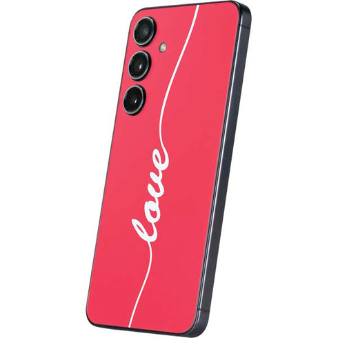 Love Banner Galaxy S25 Plus Skin