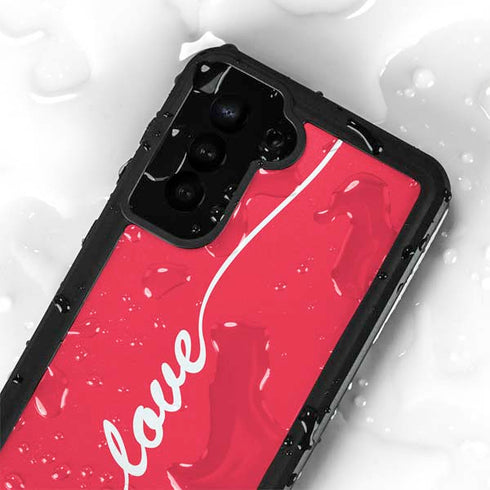 Love Banner Galaxy S24 Plus Waterproof Case