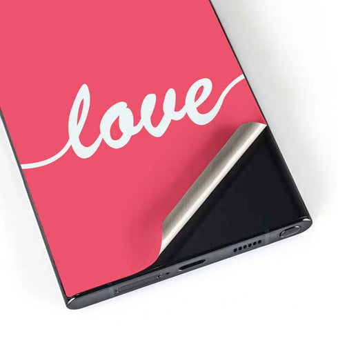 Love Banner Galaxy S24 Ultra Skin