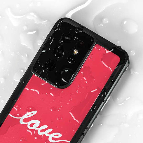 Love Banner Galaxy S24 Ultra Waterproof Case