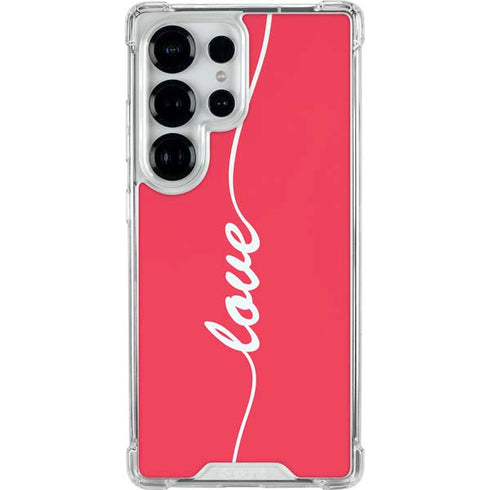 Love Banner Galaxy S25 Ultra Clear Case