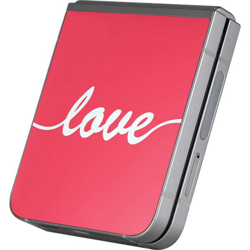 Love Banner Galaxy Z Flip6 Skin