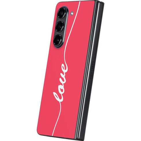 Love Banner Galaxy Z Fold5 5G Skin