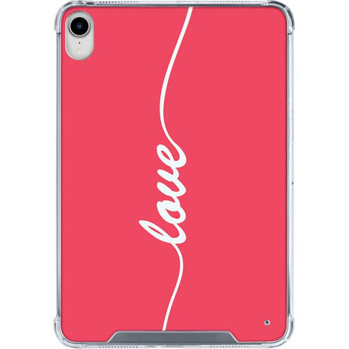 Love Banner iPad 11th Gen (2025) Clear Case