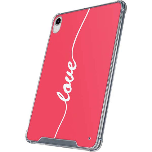 Love Banner iPad 11th Gen (2025) Clear Case