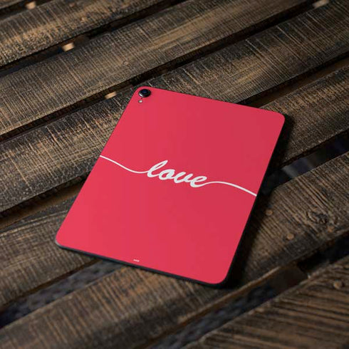 Love Banner Apple iPad Pro Skin