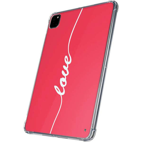 Love Banner iPad Pro 11in (2024) Clear Case