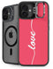 Love Banner iPhone 16 Kickstand Case