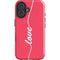 Love Banner iPhone 16 Plus Impact Case