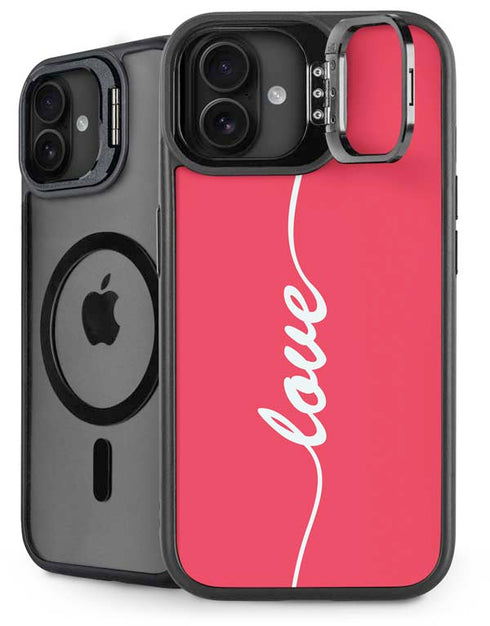 Love Banner iPhone 16 Plus Kickstand Case