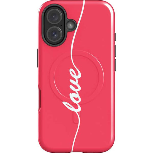 Love Banner iPhone 16 Plus Magsafe Impact Case