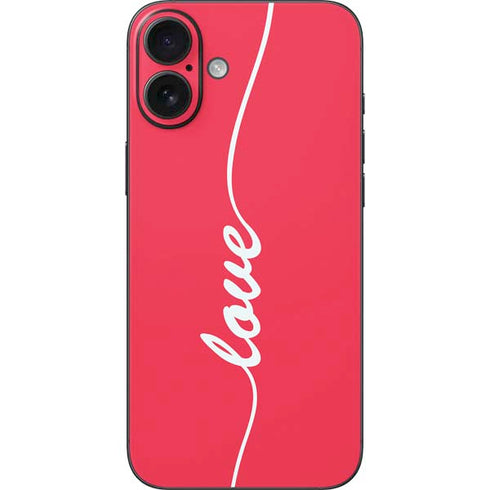Love Banner iPhone 16 Plus Skin