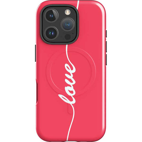 Love Banner iPhone 16 Pro Magsafe Impact Case