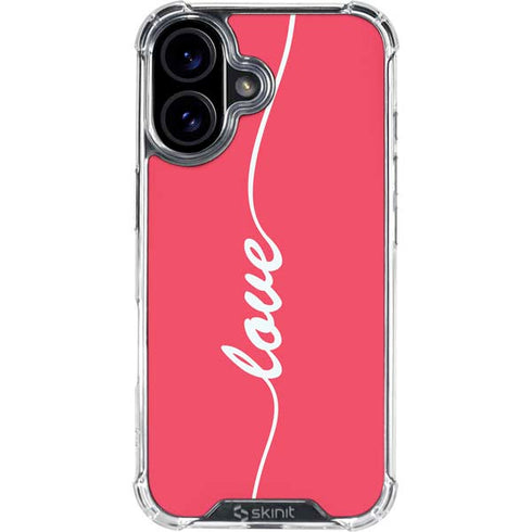Love Banner iPhone 17 Clear Case