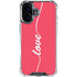 Love Banner iPhone 17 Clear Case