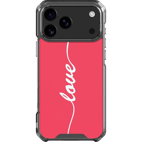 Love Banner iPhone 18 Pro Max Clear Case