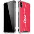 Love Banner iPhone X/XS Clear Case