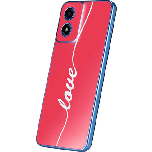 Love Banner Moto G Play 4G (2024) Skin
