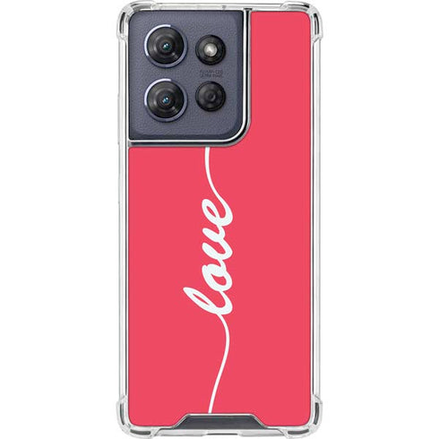 Love Banner Moto G Stylus 5G (2025) Clear Case