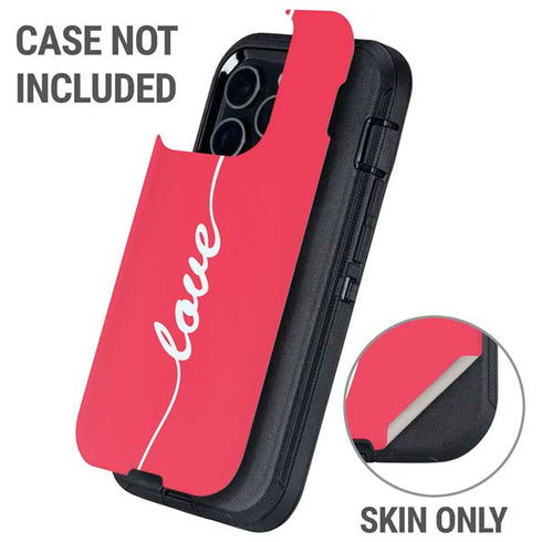 Love Banner Otterbox Defender iPhone Skin