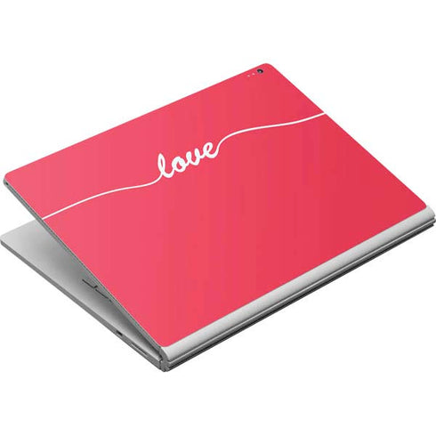 Love Banner Surface Book Skin