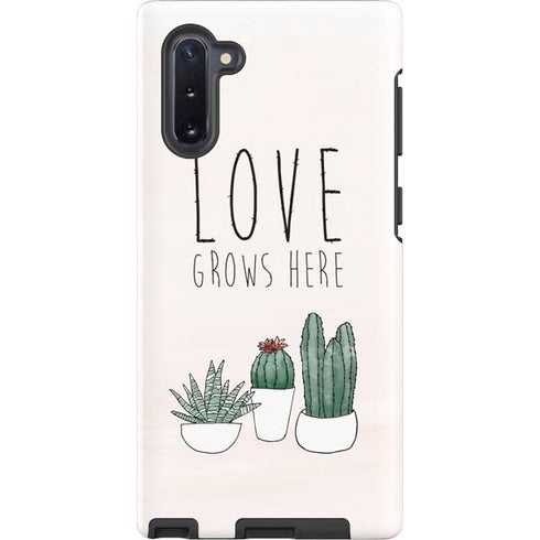 Love Grows Here Galaxy Cases