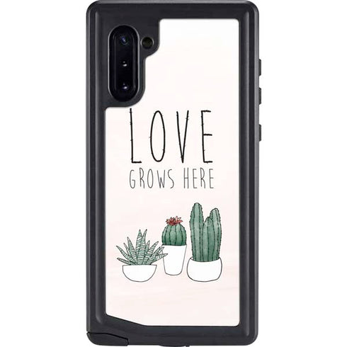 Love Grows Here Galaxy Cases