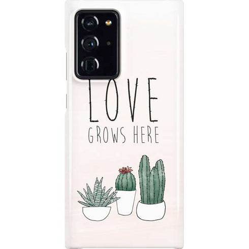 Love Grows Here Galaxy Cases