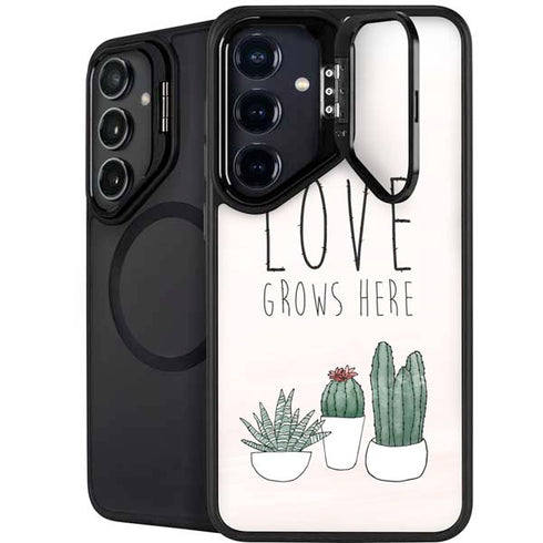 Love Grows Here Galaxy S25 Kickstand Case