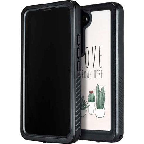 Love Grows Here Galaxy S24 Plus Waterproof Case