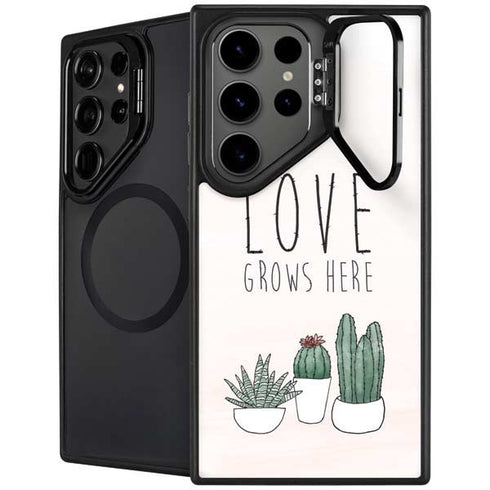 Love Grows Here Galaxy S25 Ultra Kickstand Case